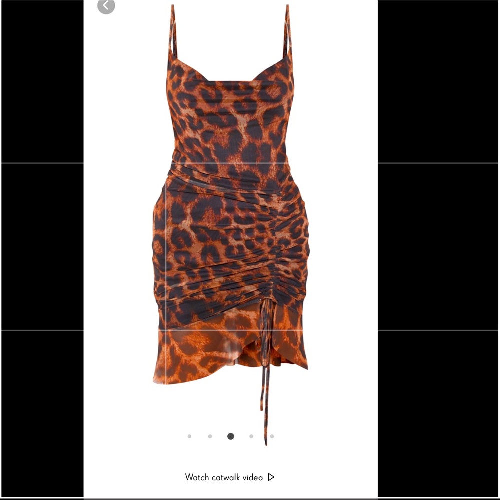 PLT leopard print dress